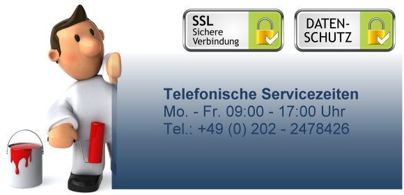 Herzlich Willkommen bei Malerbedarf-Shop.com